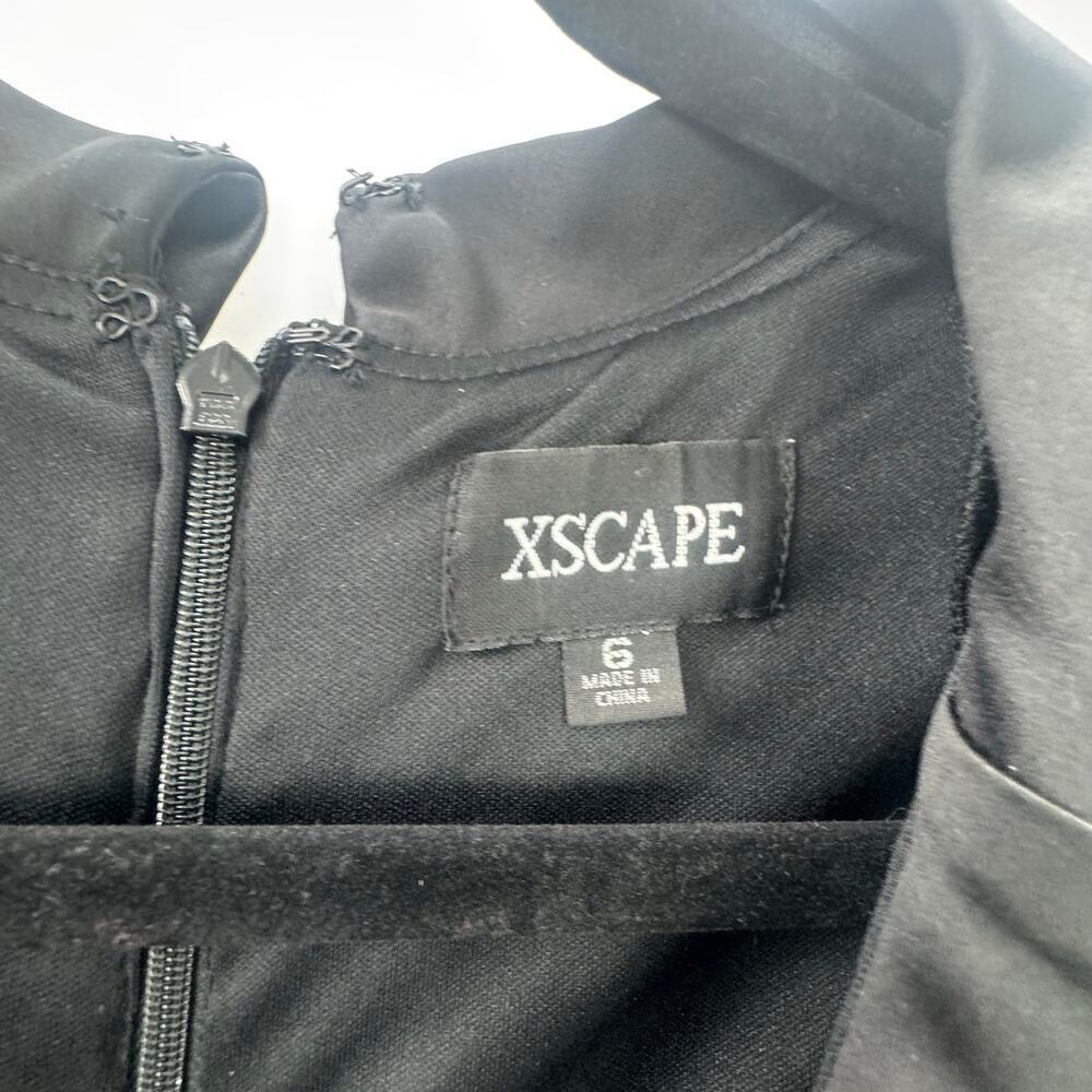 Xscape Women's Evening Sequin Long Sleeve Tux Ballgown Black Size 6 NWT - Picture 11 of 12